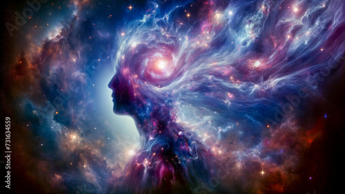 Attuned to the Universe and to Cosmic Harmony: Radiant Illumination of Consciousness in the Human Mind photo