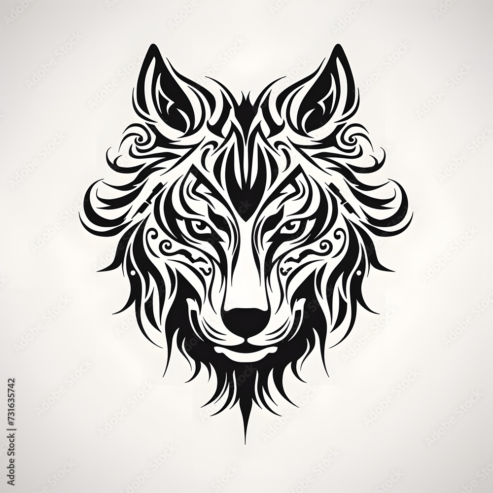head of a wolf tattoo head of a wolf tattoo