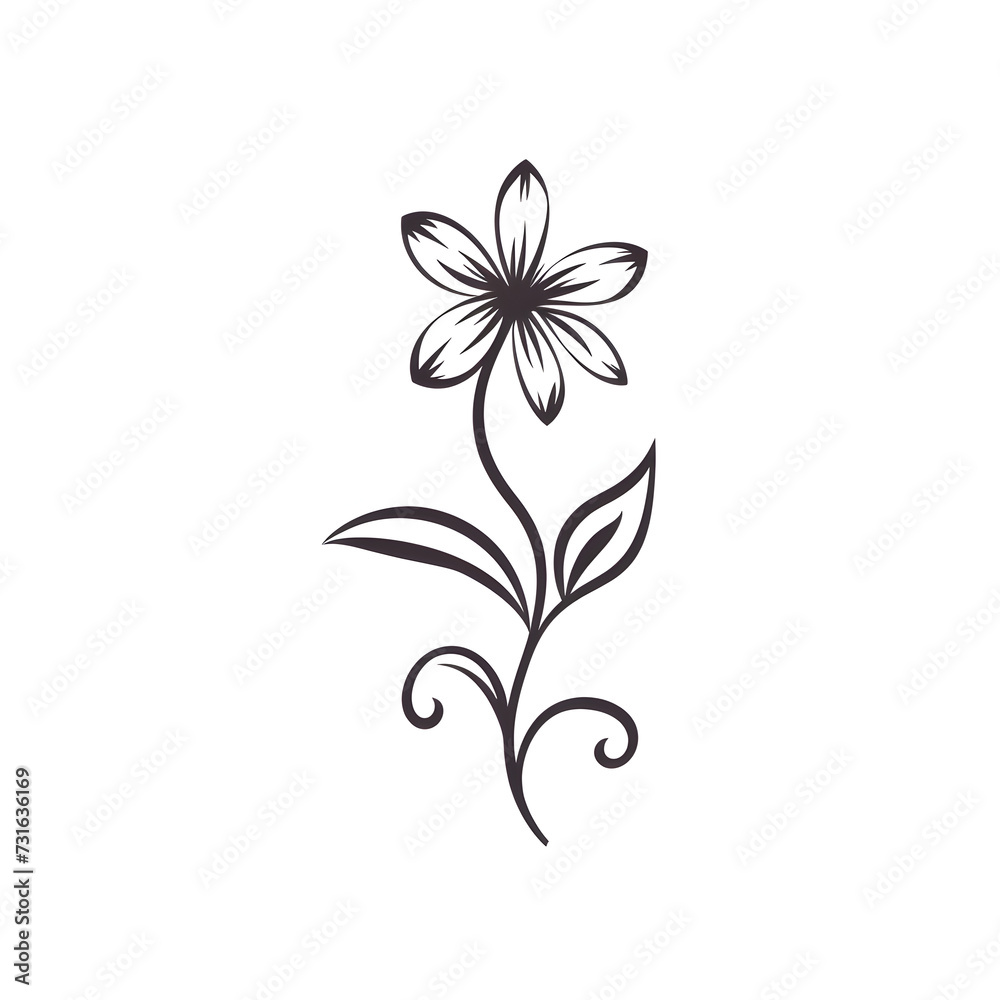 black and white drawing of flowers black and white drawing of flowers