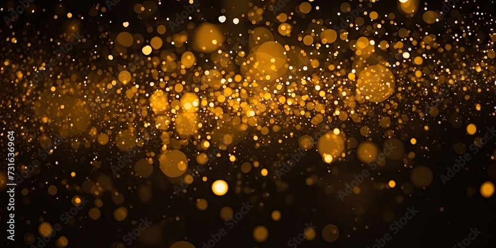 Background bokeh blur circle variety gold on black background. Dreamy soft focus wallpaper backdrop. gold bokeh banner design Background bokeh blur circle variety gold on black background. Dreamy soft focus wallpaper backdrop. gold bokeh banner design