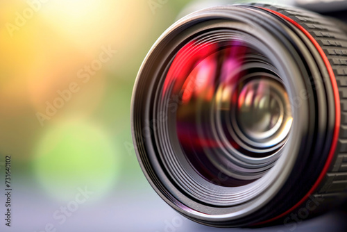 Video camera lens, close up, macro. © Hunman