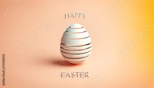 Pastel Easter: A Clean Minimalist Easter Card