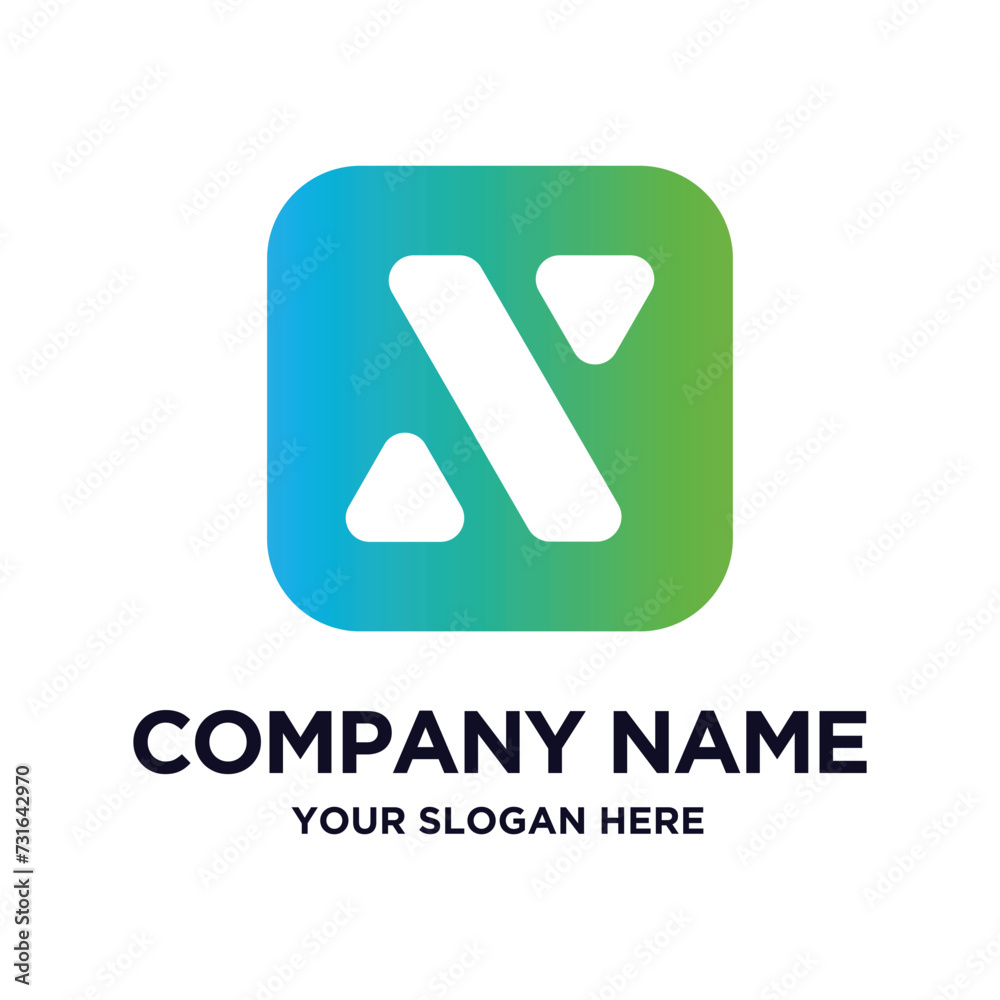 Initial X Logo Design Initial X Logo Design