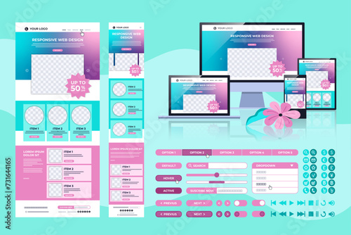 Presentación  de diseño web sensible
