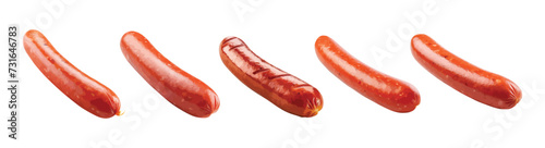 Sausage vector set isolated on white background