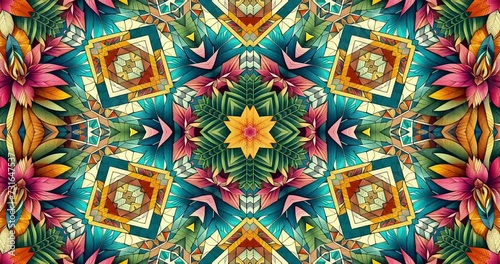 Unlock Creativity Hypnotic Kaleidoscope Video Textures - Full HD & 4K for Modern Productions
