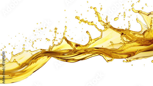 oil splash on transparent background, cut out