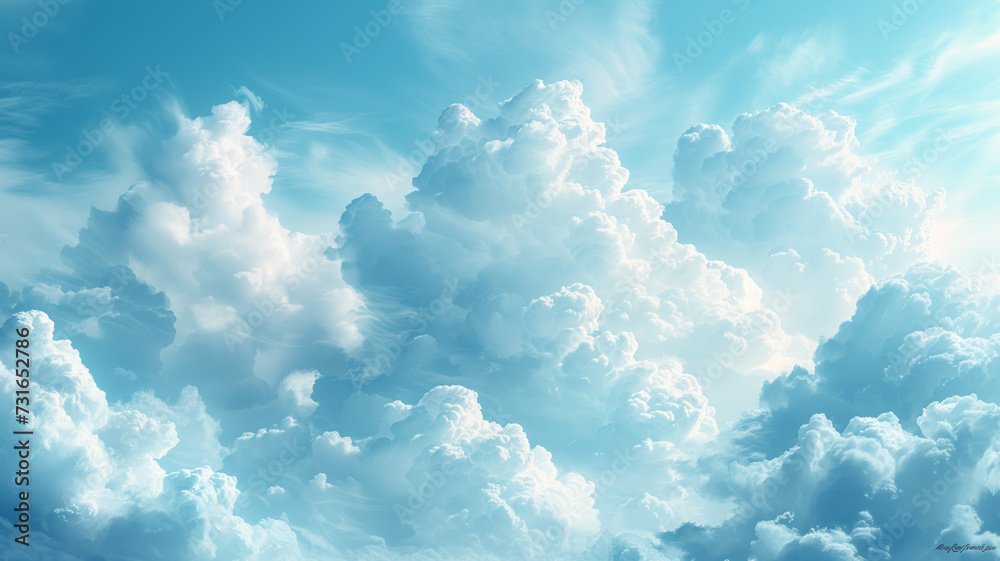 Majestic Cumulonimbus Clouds Towering in the Sky Majestic Cumulonimbus Clouds Towering in the Sky