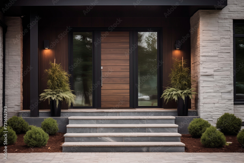 Contemporary Entry Statement: Modern Home Door Contemporary Entry Statement: Modern Home Door