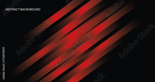 Abstract background overlap layer red geometric Abstract futuristic background with glowing light effect. Vector illustration. 