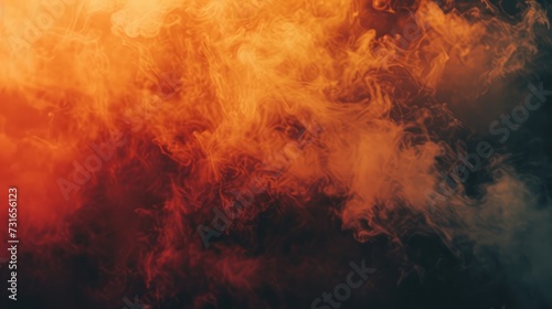 Fiery smoke background