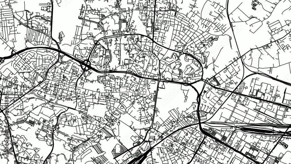 Zoom Out Road Map of Lublin Poland Zoom Out Road Map of Lublin Poland