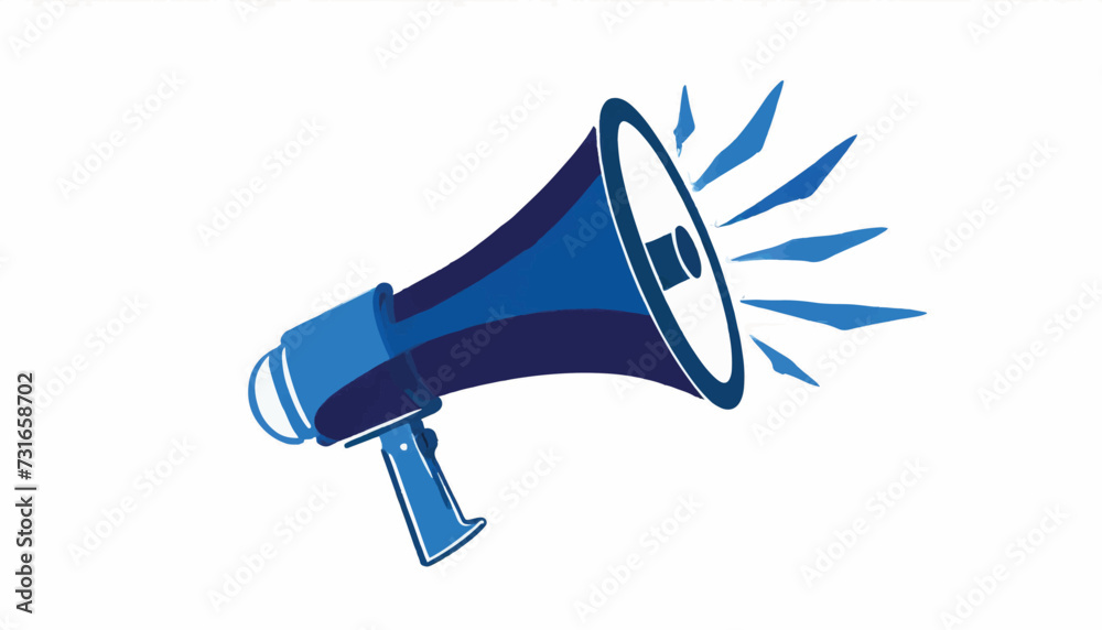  logo for marketing megaphone bullhorn on a white background 