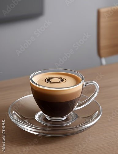 cup of coffee on table