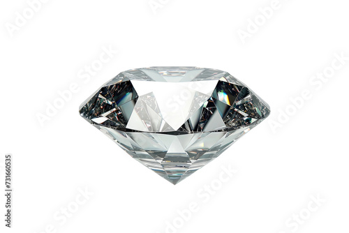 Majestic Marvel Baroness Cut Diamond on Transparent Background, PNG,