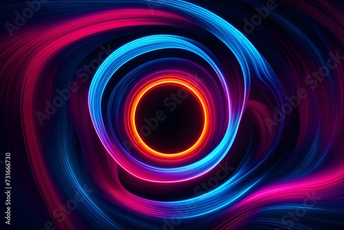 neon abstract motion background 