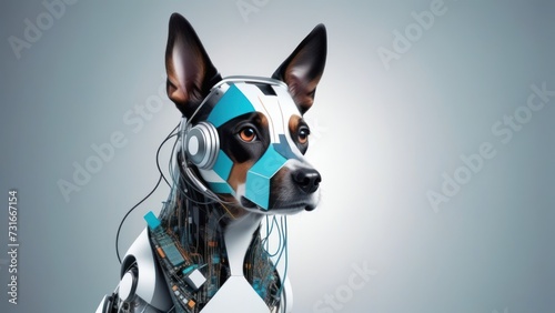 Abstract tech image of the dog © JackBoiler