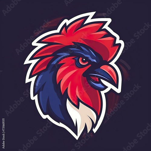 Wallpaper Mural vector design gaming esport mascot logo of rooster head Torontodigital.ca