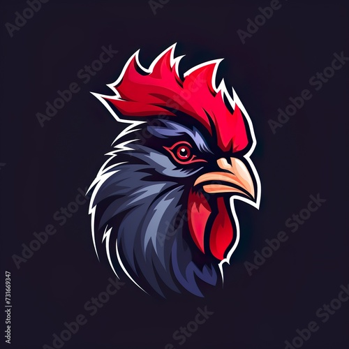 Wallpaper Mural vector design gaming esport mascot logo of rooster head Torontodigital.ca