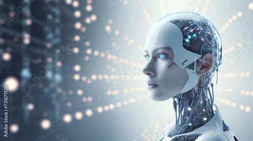 AI, Artificial Intelligence concept,3d rendering, conceptual image