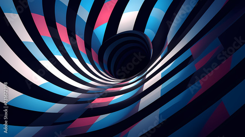 Wallpaper Mural Abstract optical illusion pattern seamless background Torontodigital.ca