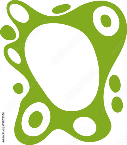 Square frame illustration. Abstract decorative frame hand drawing design element