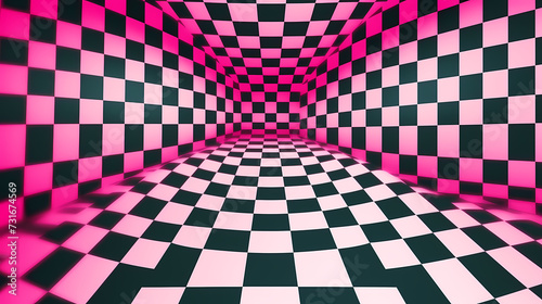 Abstract optical illusion pattern seamless background