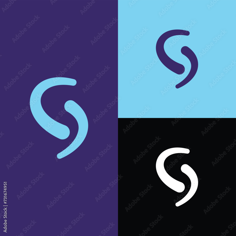 Naklejka premium Letter G Modern Shape Logo Design Element, suitable for business logo design.