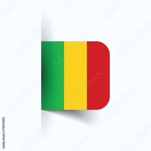 Mali national flag, Mali National Day, EPS10. Mali flag vector icon