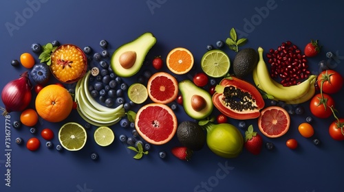 fruit and vegetable concept © Ruslan