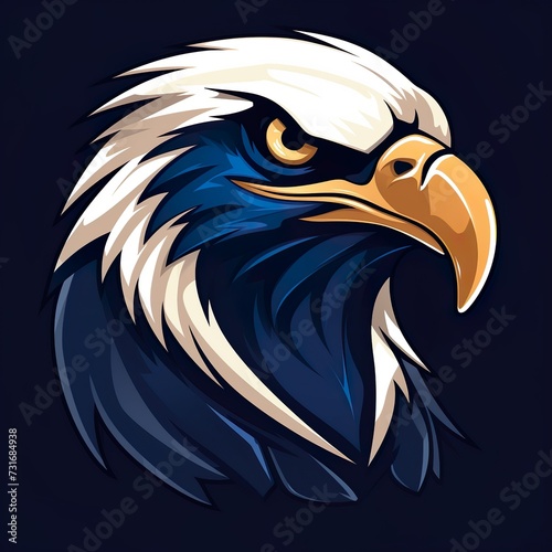 vector design gaming esport mascot logo of eagle