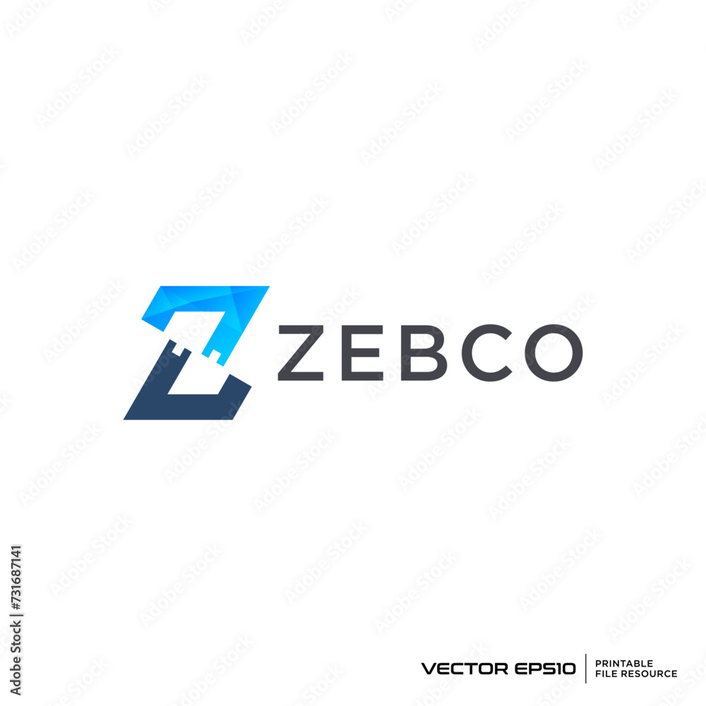 Abstract Z logo vector illustration