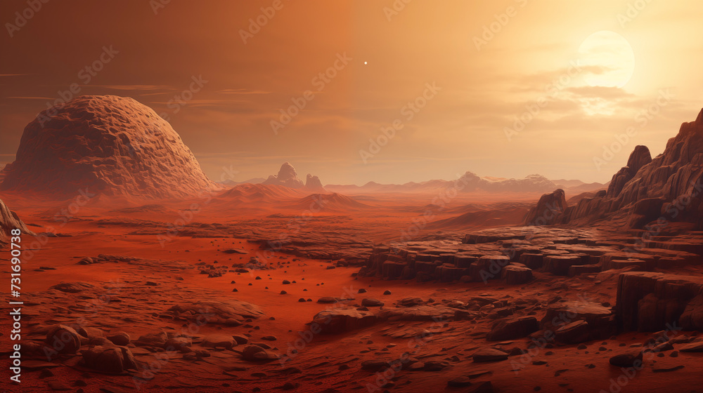 火星の景色