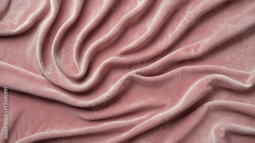 Texture of pale pink velvet.