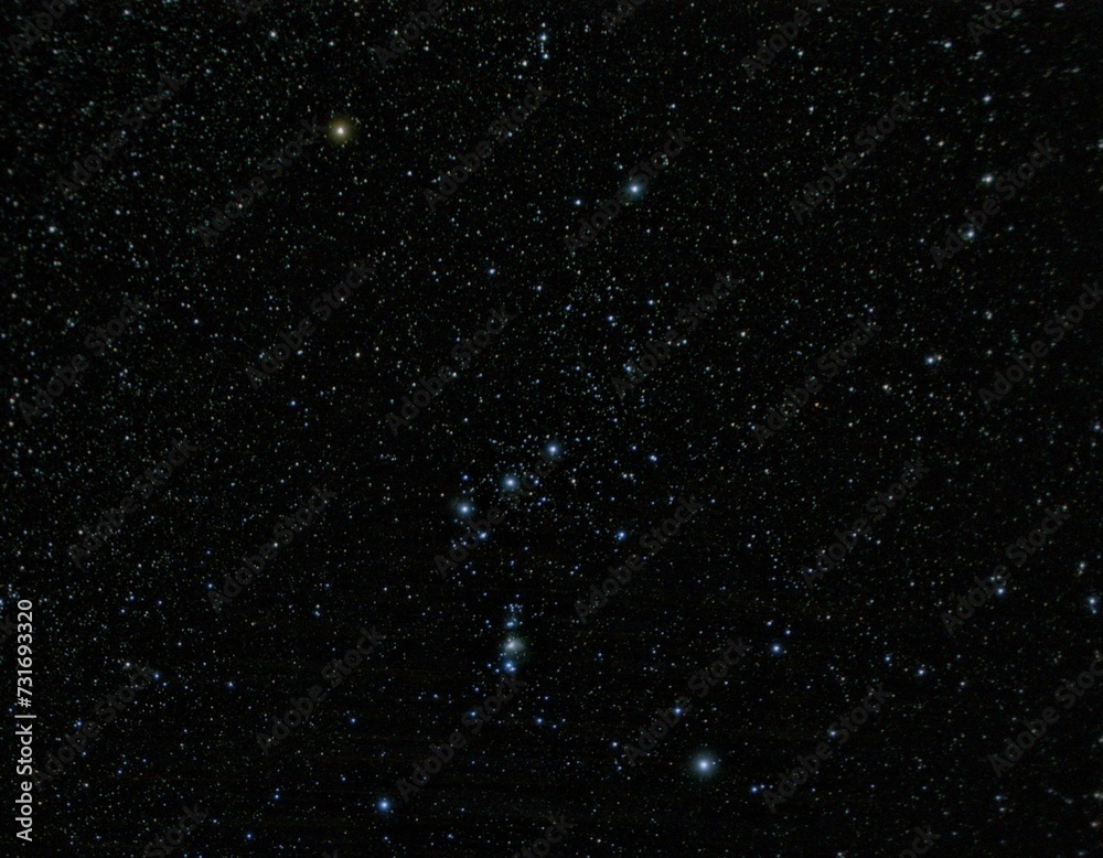 Obraz premium Beautiful starry night sky with multiple twinkling stars.