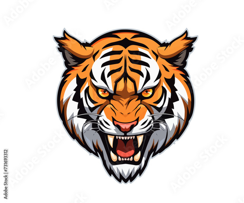 Esport vector logo tiger, tiger icon, tiger head, vector, sticker © Павел Озарчук