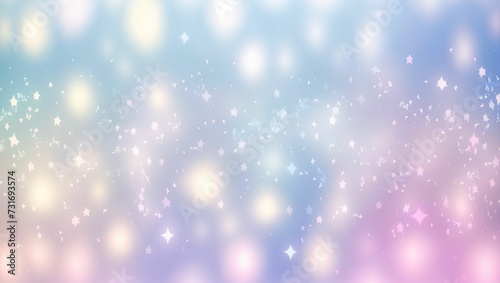 AI generated illustration of a vibrant sparkling star background for wallpapers