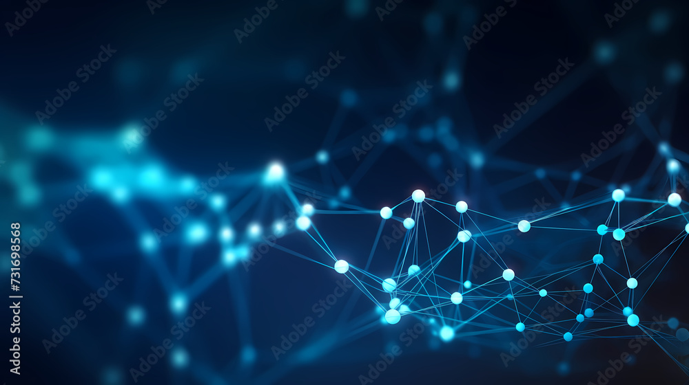 Obraz premium Digital technology abstract graphics poster web page PPT background