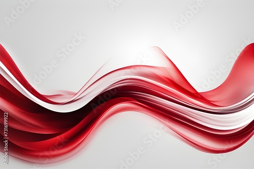 abstract waves red background 
