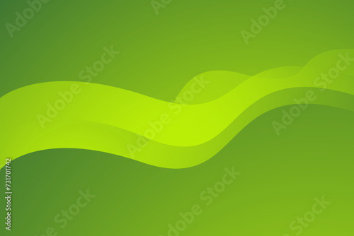 Abstract Green wave vector background for corporate concept, template, poster, brochure, website, flyer design. Vector illustration