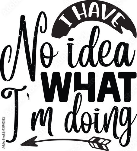 i have No Idea What I'm Doing