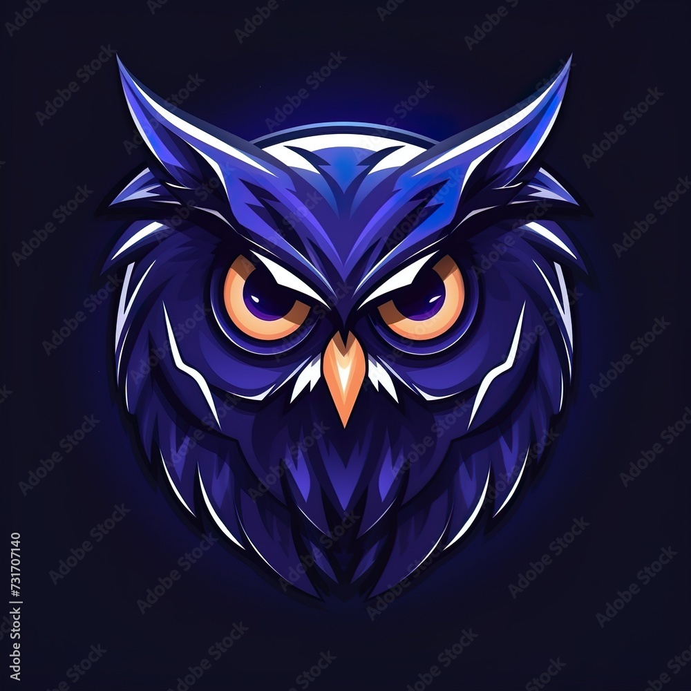 vector design gaming esport mascot logo of owl vector design gaming esport mascot logo of owl