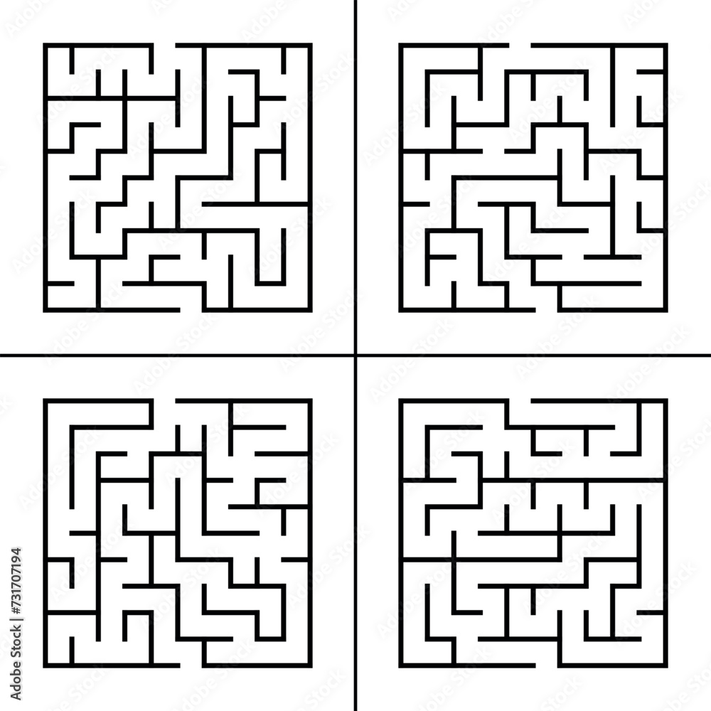 Activity Easy Maze Puzzle Game For Smart Kids and children Activity Easy Maze Puzzle Game For Smart Kids and children