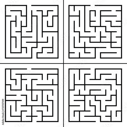 Activity Easy Maze Puzzle Game For Smart Kids and children