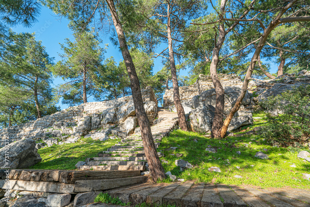 Scenic views from Pedasa (Pedasus, Pedasos), was a town of ancient Caria. It was a polis (city-state)and was a member of the Delian League, near Bodrum. Scenic views from Pedasa (Pedasus, Pedasos), was a town of ancient Caria. It was a polis (city-state)and was a member of the Delian League, near Bodrum.