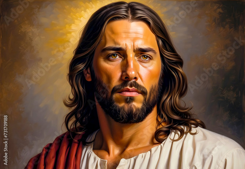 Jesus Christ, portrait painting