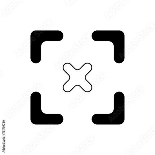 Y2K Vector Frame Hud Shape Futurism