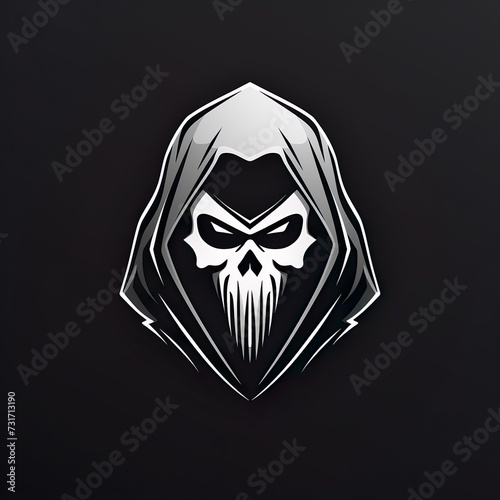 vector design gaming esport mascot logo of skeleton