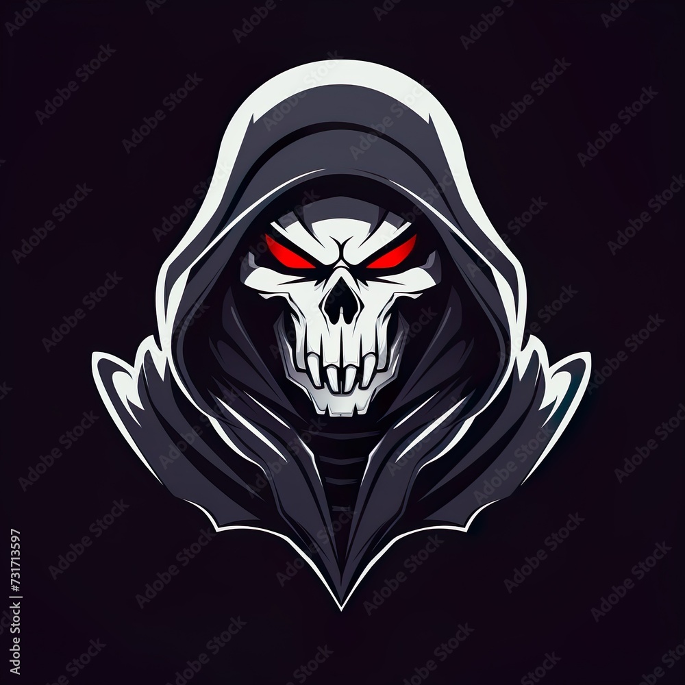 vector design gaming esport mascot logo of skeleton vector design gaming esport mascot logo of skeleton