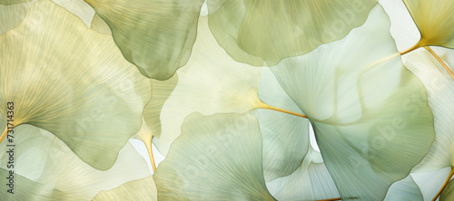 Wallpaper Mural Nature concept background made of ginkgo biloba leaves. Torontodigital.ca